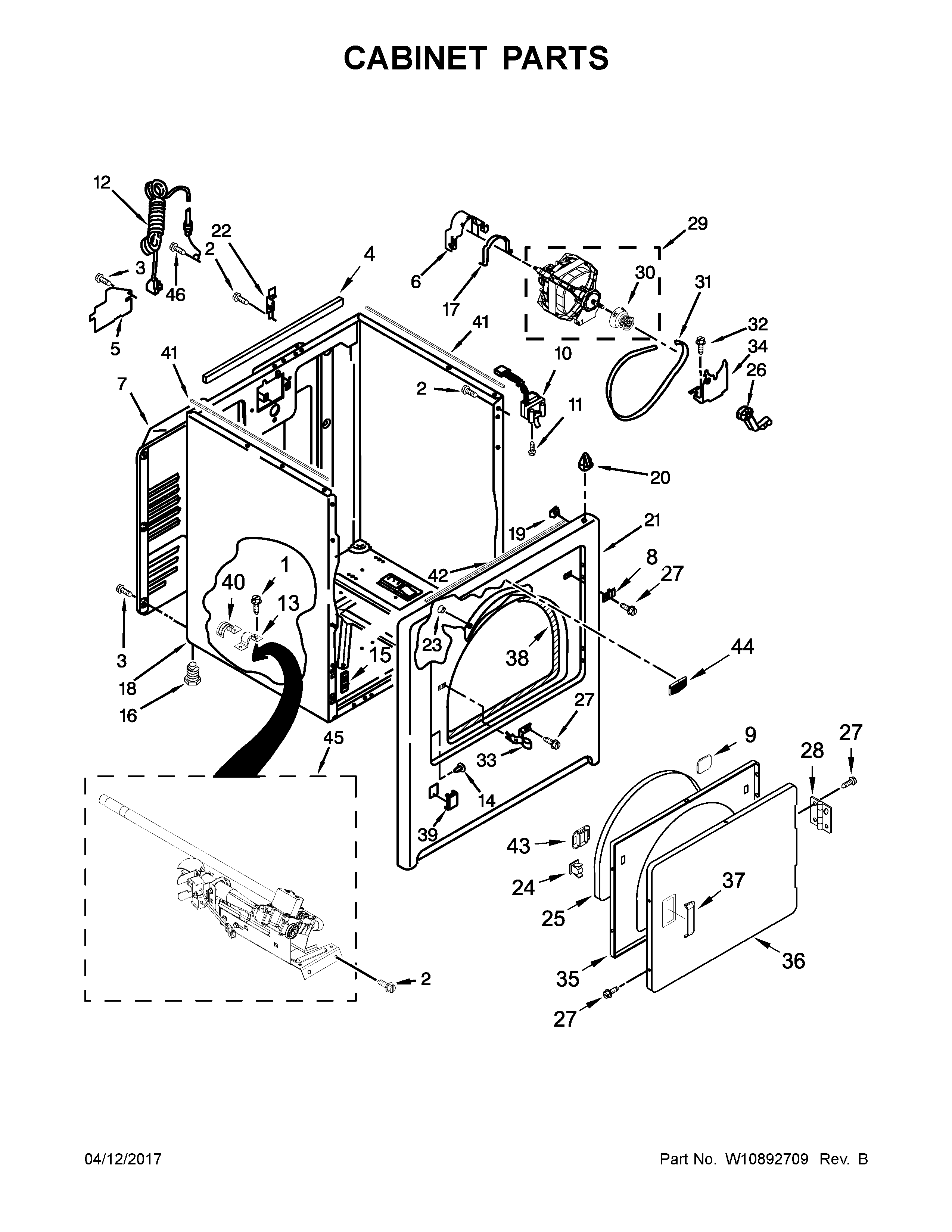 Cabinet parts
