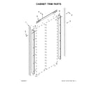 Jenn-Air JS48NXFXDE01 cabinet trim parts diagram