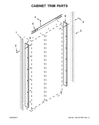Cabinet trim parts