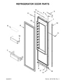 Refrigerator door parts