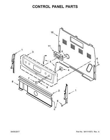 Control panel parts