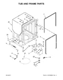 Tub and frame parts