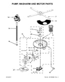 Pump, washarm and motor parts