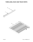 Third level rack and track parts