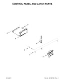 Control panel and latch parts