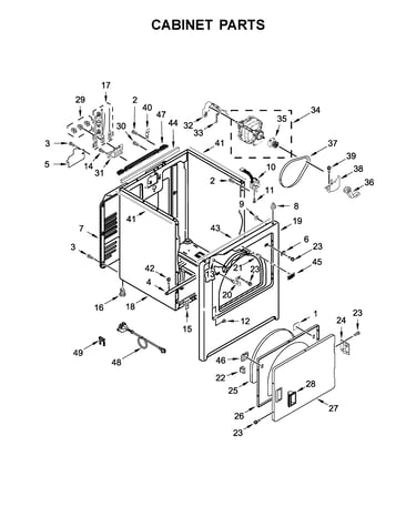 Cabinet parts