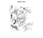 Maytag MGDB755DW3 cabinet parts diagram