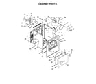 Maytag MEDB766FW0 cabinet parts diagram
