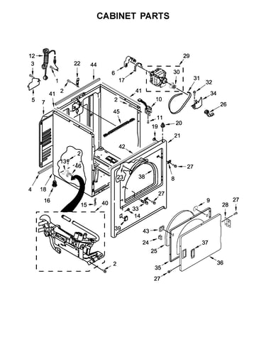 Cabinet parts