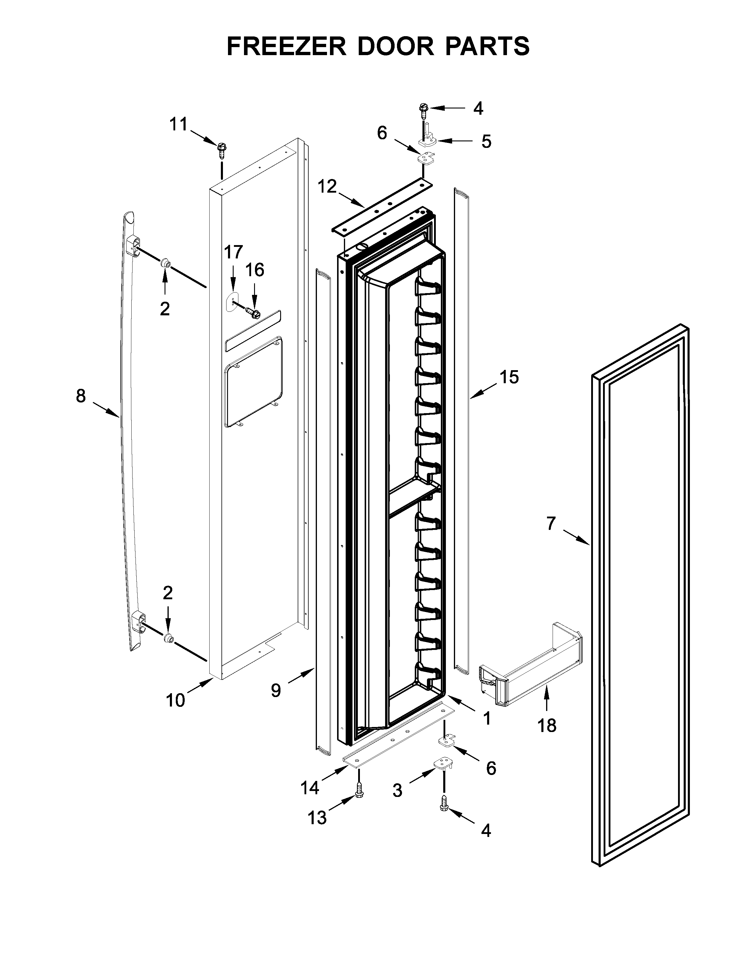 FREEZER DOOR PARTS