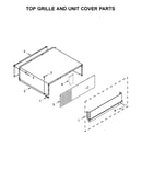 Top grille and unit cover parts