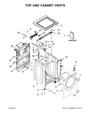 Top and cabinet parts