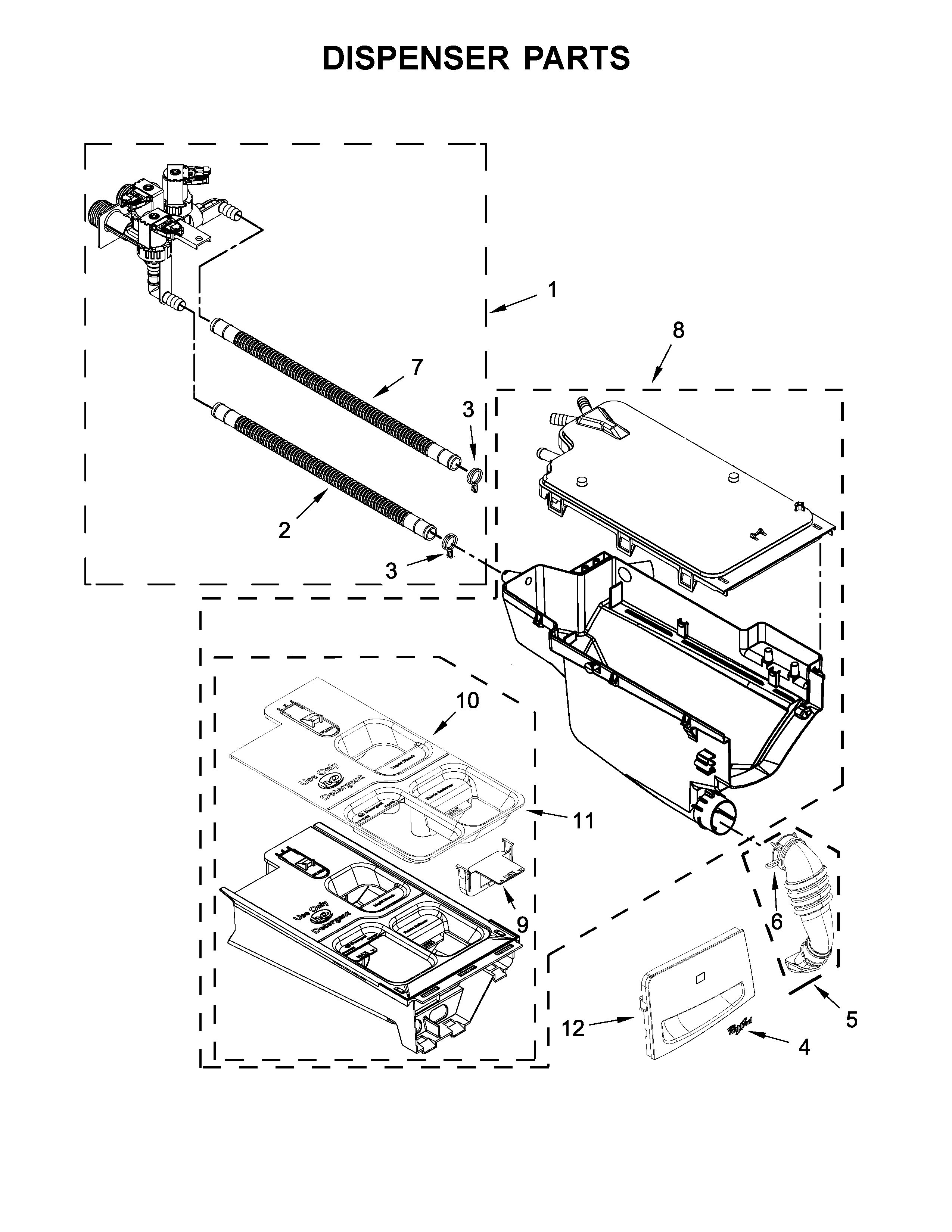 DISPENSER PARTS