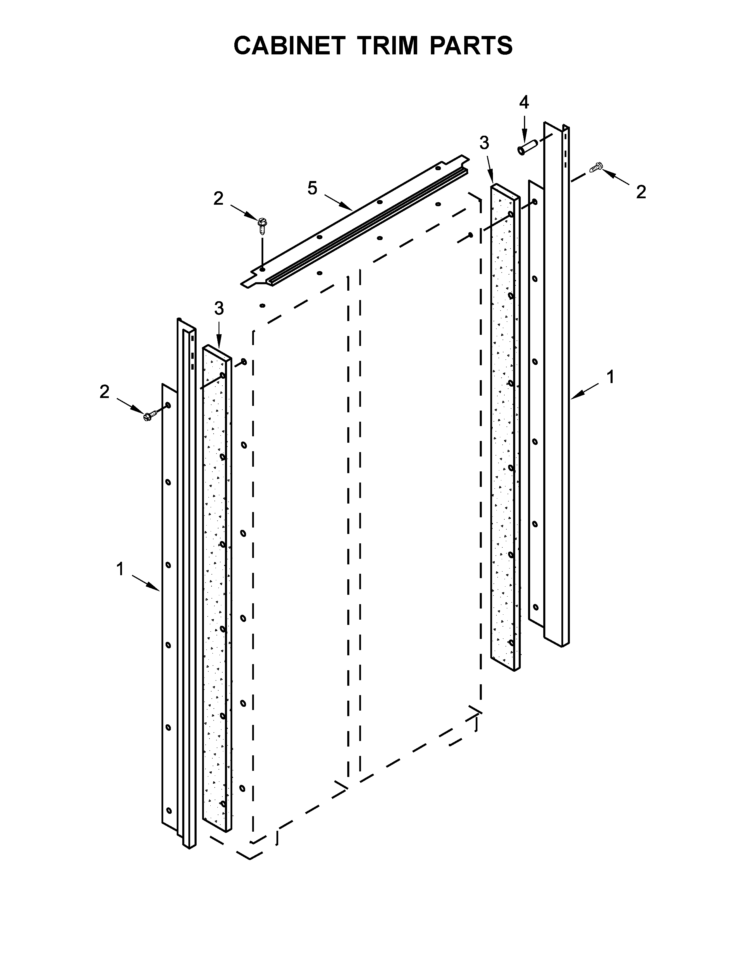 Cabinet trim parts