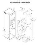 Refrigerator liner parts