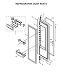 Refrigerator door parts