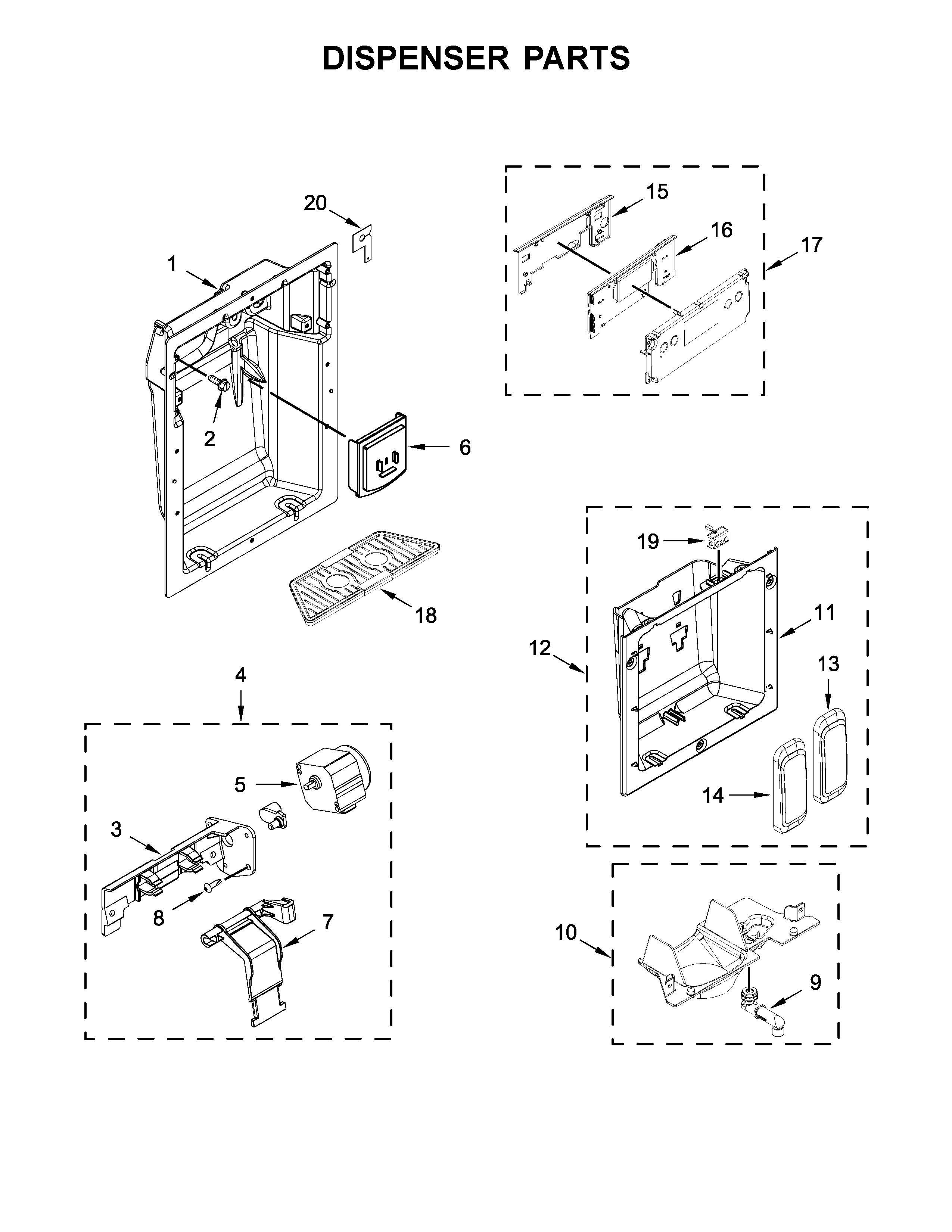 Dispenser parts