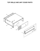 Top grille and unit cover parts