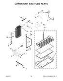 Lower unit and tube parts