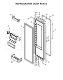 Refrigerator door parts