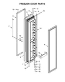 Freezer door parts