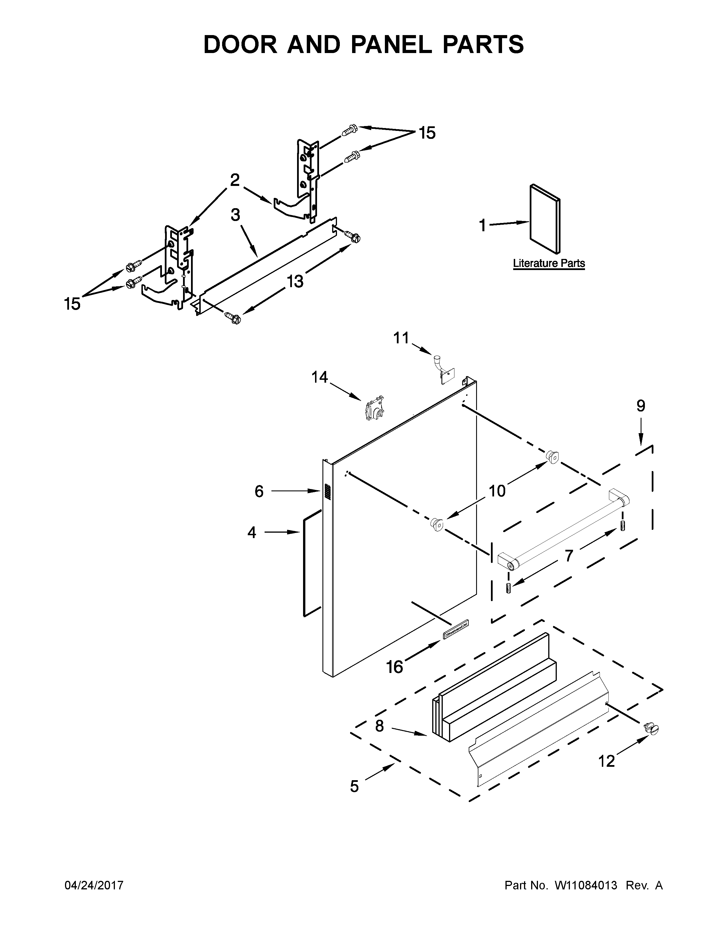 Door and panel parts