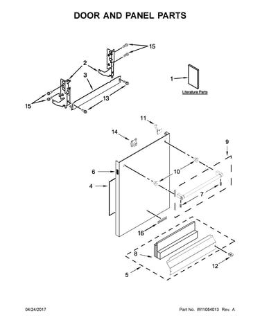 Door and panel parts