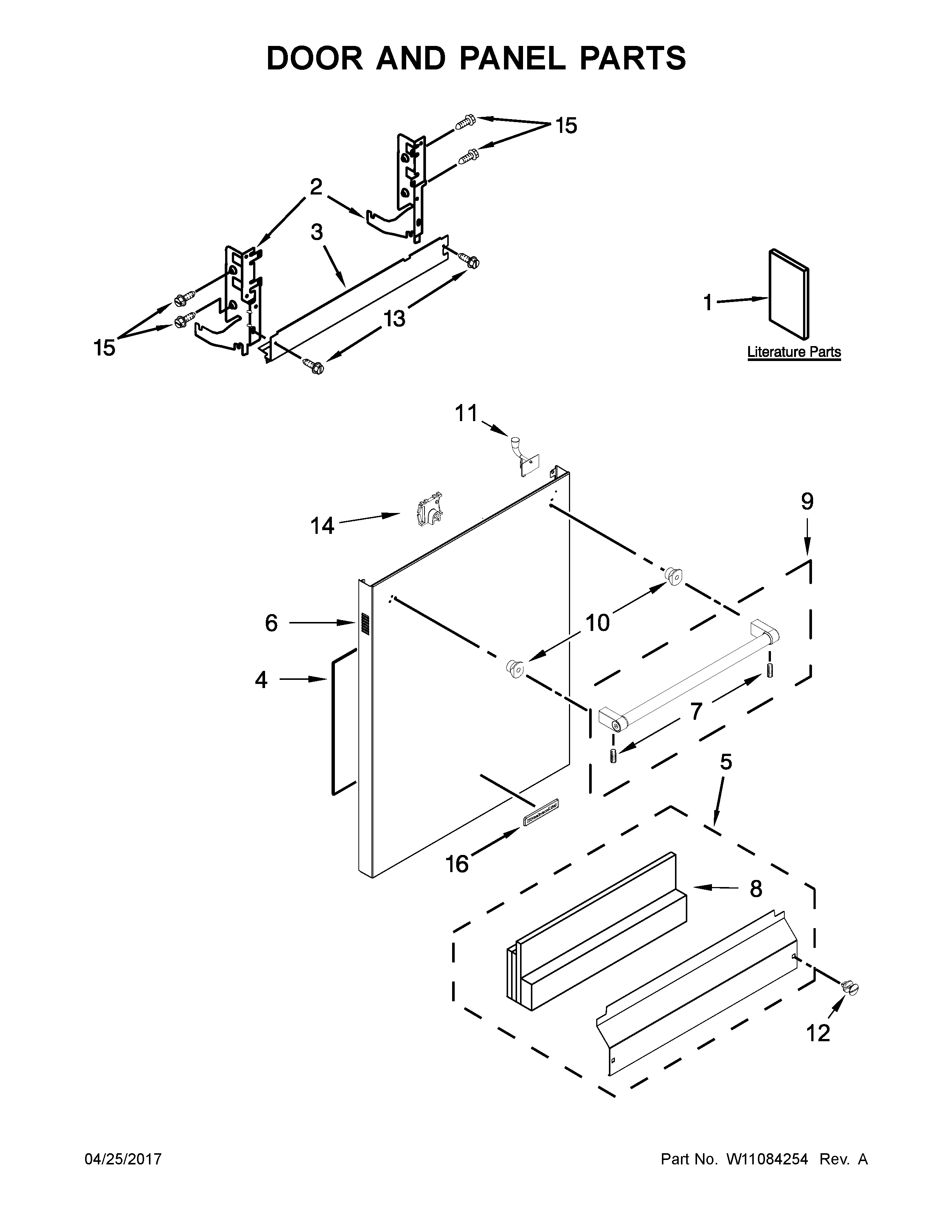 Door and panel parts