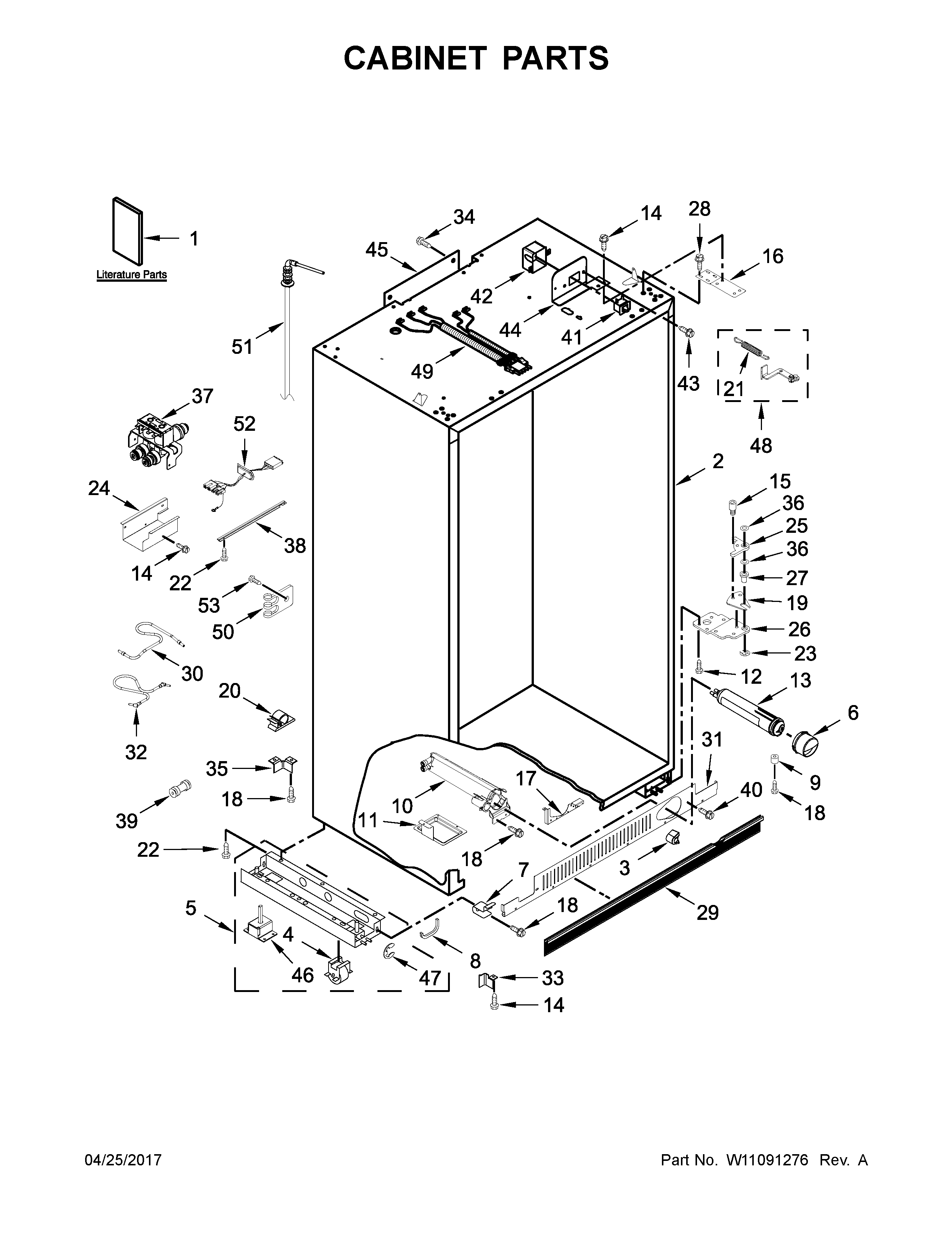 Cabinet parts
