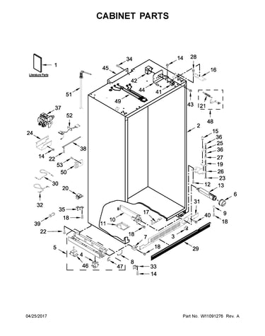 Cabinet parts