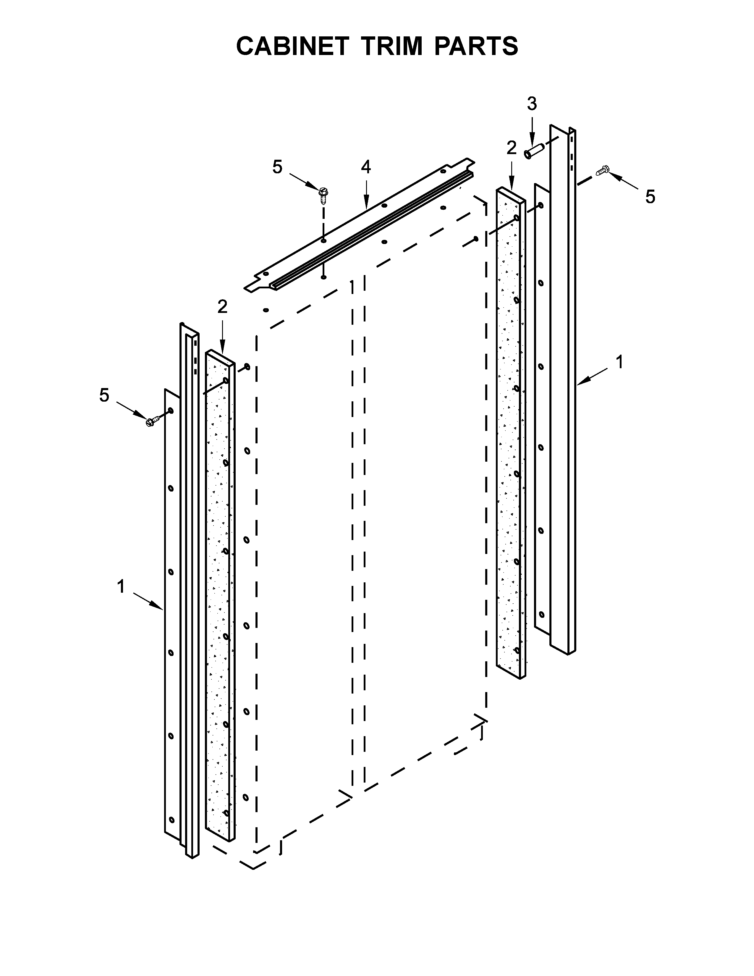 Cabinet trim parts