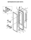 Refrigerator door parts