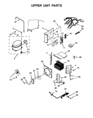 Upper unit parts