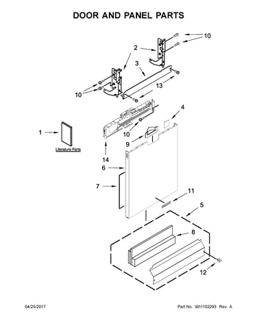 Door and panel parts