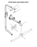Upper wash and rinse parts