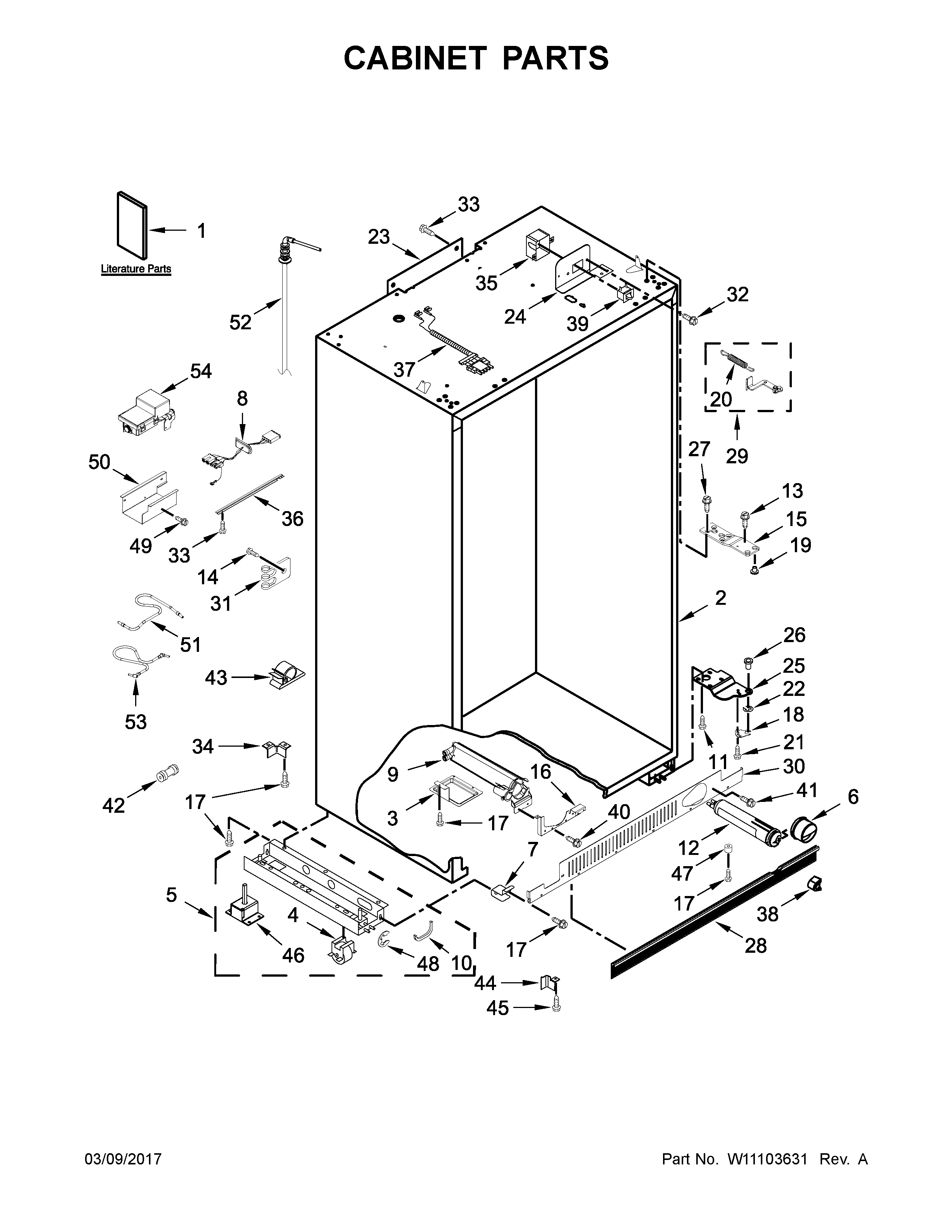Cabinet parts