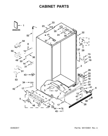 Cabinet parts