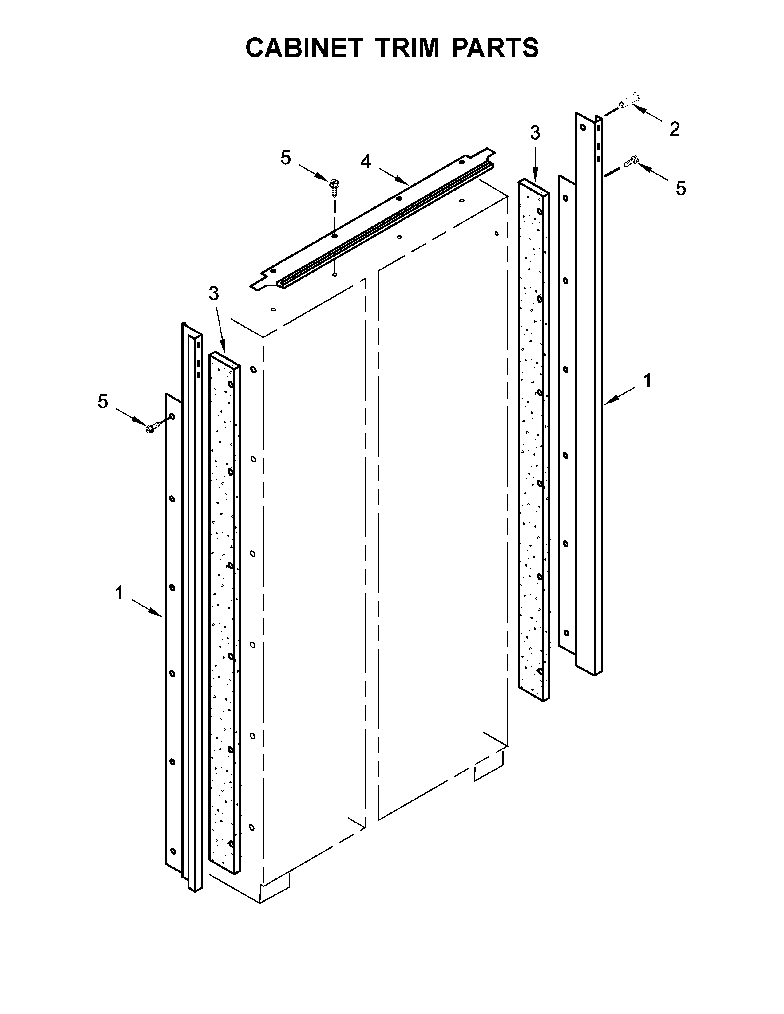 Cabinet trim parts