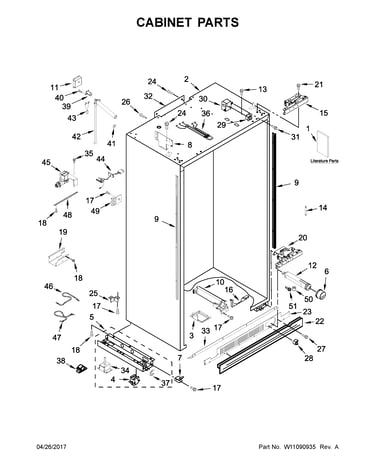 Cabinet parts