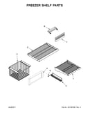 Freezer shelf parts