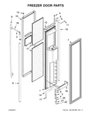 Freezer door parts