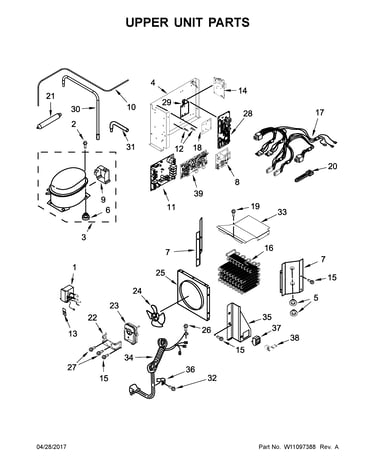 Upper unit parts