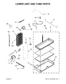 Lower unit and tube parts