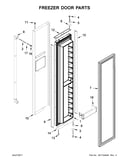 Freezer door parts