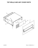 Top grille and unit cover parts