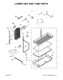 Lower unit and tube parts