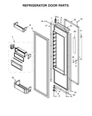 Refrigerator door parts