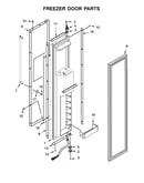 Freezer door parts
