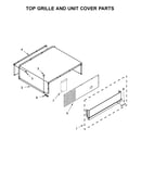 Top grille and unit cover parts