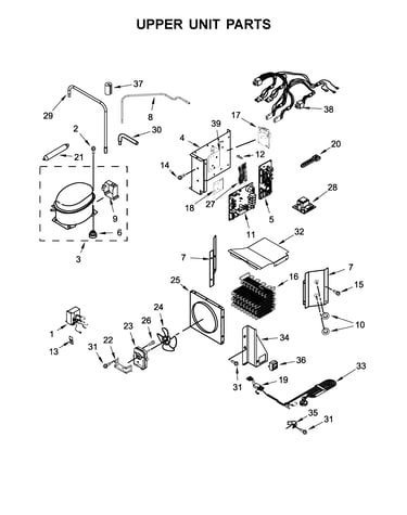 Upper unit parts